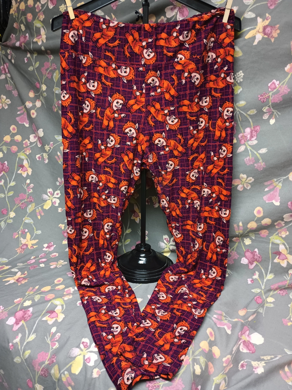 LuLaRoe Halloween Max The Werewolf Leggings Tall & Curvy XXL